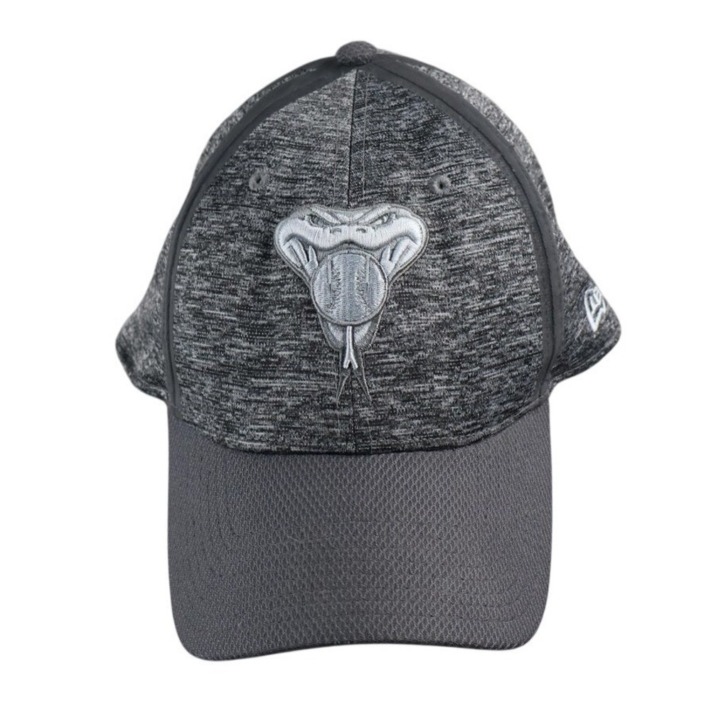 Arizona Diamondbacks Hat Cap Fitted Mens L Gray MLB Baseball Rattlesnake New Era